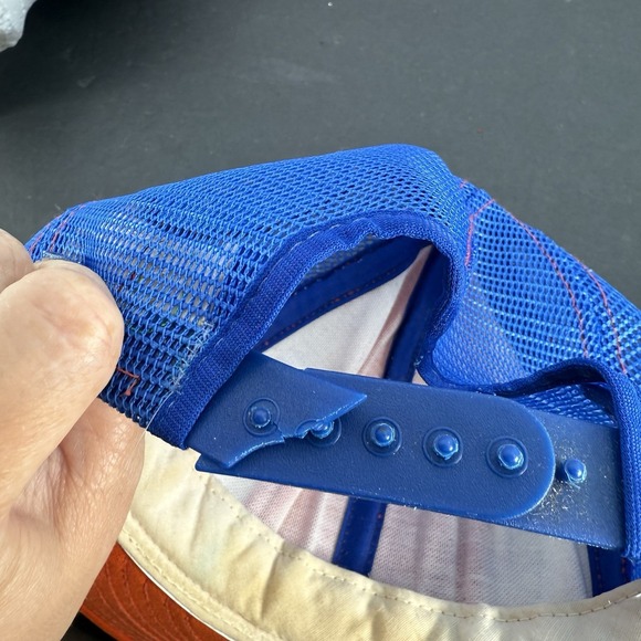 Denver Broncos AJD Lucky Stripes NFL Vintage 80's Trucker Snapback Cap Hat - Picture 12 of 14